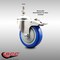 Service Caster 4 Inch 316SS Blue Polyurethane Swivel 12mm Stem Caster Total Lock Brake SCC SCC-SS316TSTTL20S414-PPUB-BLUE-M1215 - alternate 5
